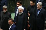 رئیس جمهور وارد صحن مجلس شد