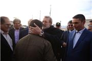 رئیس مجلس شورای اسلامی وارد اراک شد