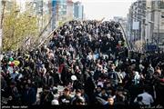 گزارش کامل تسنیم از راهپیمایی 22 بهمن/ انقلاب زنده است؛ "مرگ بر آمریکا"