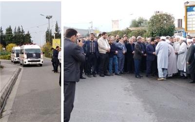 پیکر رئیس و معاون سازمان تامین اجتماعی در گرگان تشییع شد