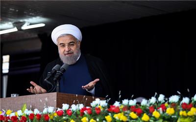 آغاز سخنرانی رئیس‌جمهور در جمع مردم خوی