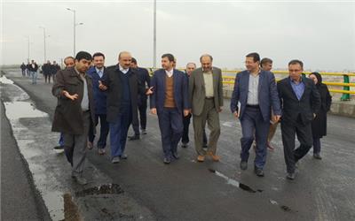 معاون وزیر کشور از تقاطع غیرهم سطح یادگار امام(ره)بازدید کرد