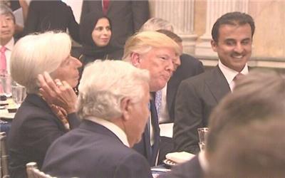 ترامپ ثروت دولت قطر را به تمسخر گرفت