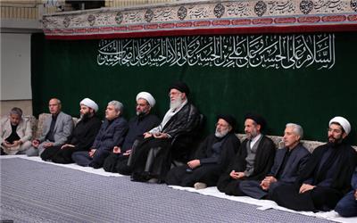 مراسم عزاداری اربعین امام حسین(ع) با حضور رهبر انقلاب
