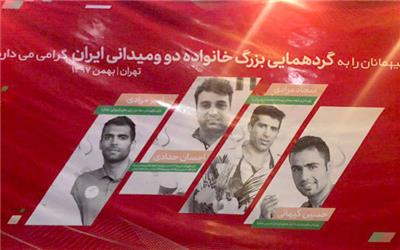 قهرمانان و پیشکسوتان دوومیدانی تجلیل شدند/ حدادی بالاخره رسید!