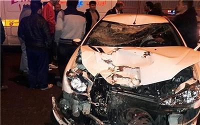دو نیم شدن موتورسیکلت پس از برخورد شدید با پژو 206 + تصاویر
