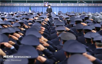 فرماندهان وکارکنان نیروی هوایی ارتش با فرمانده کل‌قوا دیدار کردند