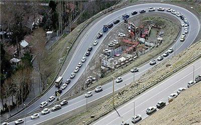 محدودیت ترافیکی در محورهای تهران-شمال/جاده چالوس یک‌طرفه می‌شود