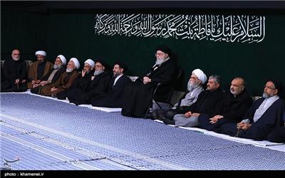 برگزاری مراسم عزاداری حضرت زهرا(ع) در حسینیه امام‌خمینی + تصاویر