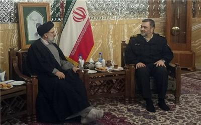 دیدار فرمانده نیروی انتظامی با تولیت آستان قدس رضوی