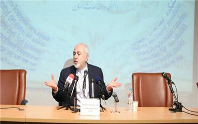 ظریف: نمی‌توانیم پشت سر مقاومت مردم قایم شویم